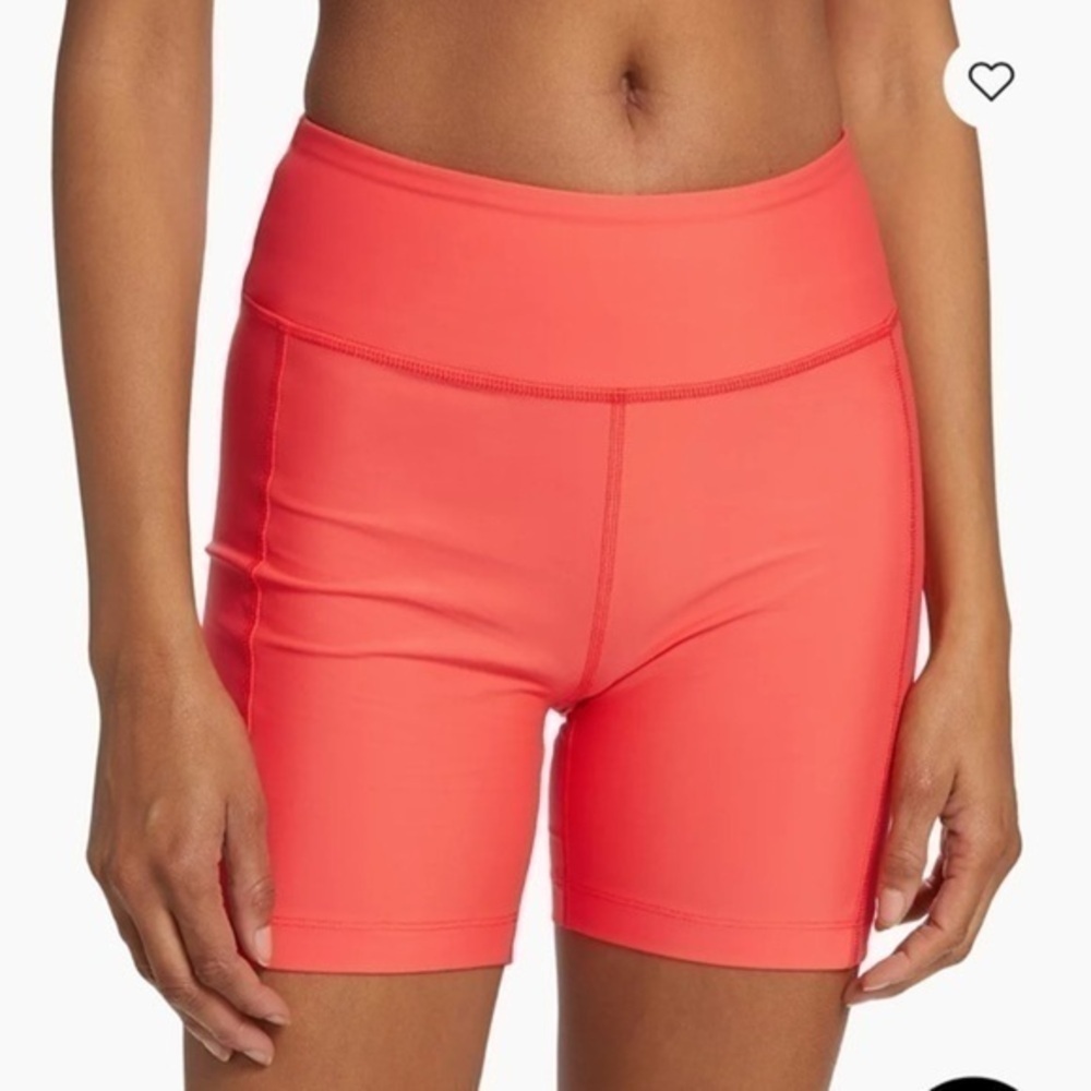 Outdoor Voices Hot Coral SplashKnit Active Shorts Extra Small
